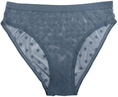Star Mesh High Leg Bikini