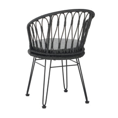 7-Piece Outdoor Wicker Dining Set for 6