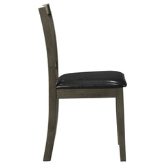 Rowland Charcoal 5-piece Dining Set
