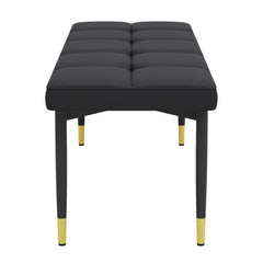 Multifunctional Black Shoe Bench