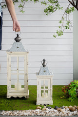 Wooden Candle Lantern Decorative Hurricane Lantern Holder