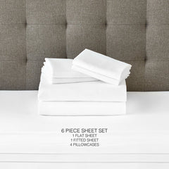 Restonic ComfortCare Hybrid Euro Top Mattress King Size with 12-Piece Bedding Set