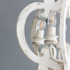 Farmhouse 6-Light Wood Chandelier Pendant Light Fixture