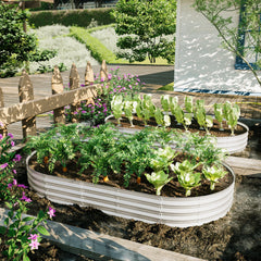 Heavy Duty Galvanized Raised Garden Bed Kit 8x4x1ft