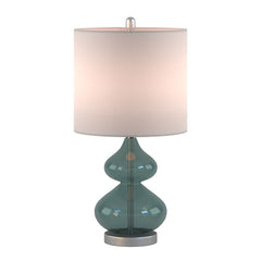 Ellipse Curved Glass Table Lamp, Set of 2