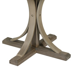 Isla Graceful Pedestal Dining Set for Four