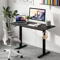 48 Inch x 24 Inch Ergonomic Electric Standing Desk with 3 Memory Settings for Home Office