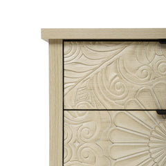 3 Drawer Cabinet, American Furniture, Suitable For Bedroom, Living Room, Study - Natural