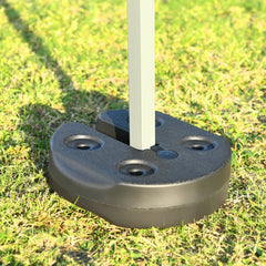Set of 4 Canopy Weights 20lbs Weight Plate Kit with No-Pinch Design