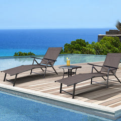 Adjustable Chaise Lounge Chair with 5 Reclining Positions