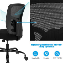 400LBS Mesh Big and Tall Office Chair Swivel Task Chair