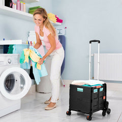 Costway Foldable Utility Cart for Travel and Shopping