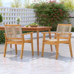 Outdoor Dining Chairs Set of 2
