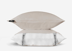 BedGear Dri-Tec King Pillowcase Set, Beige