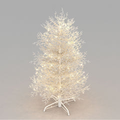 4FT Pre-Lit Aspen Fir Artificial Christmas Tree 230 Warm White LED Lights