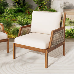 Acacia Wood Patio Furniture Club Chair