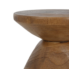 Patti Outdoor Patio MGO Wood Side Table