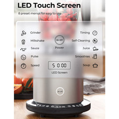 1500W Smoothie Maker Blender with 10 Speeds