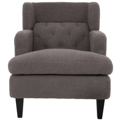 Modern Upholstered Accent Chair Tufted Armchair