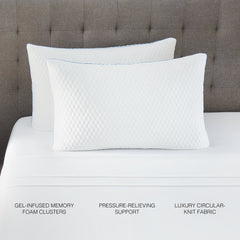 Restonic ComfortCare Hybrid Euro Top Mattress King Size with 12-Piece Bedding Set