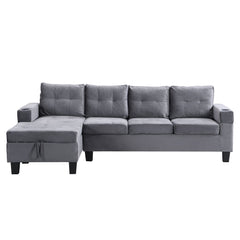 Modern Sectional Sofa Set with L Shape Chaise Lounge