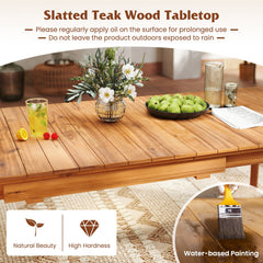 71 Inch-94 Inch 6-8 People Patio Extendable Dining Table