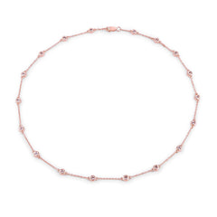 1.62 Carat Genuine Morganite .925 Sterling Silver Necklace