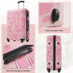 Hardshell Luggage Sets 3 Pcs Spinner Suitcase with TSA Lock