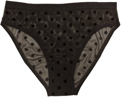 Star Mesh High Leg Bikini
