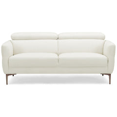 72.5 Inch Modern Fabric Loveseat Sofa Couch with Adjustable Headrest