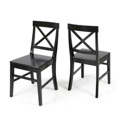 Plethora Dining Chair With X-Shaped Back (Set of 2)