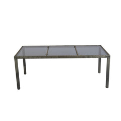 9 Piece Outdoor Patio Wicker Dining Set