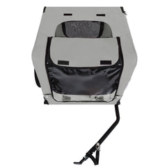 Outdoor Heavy Duty Collapsible Pet Bike Trailer with 16-Inch All-Terrain Wheels