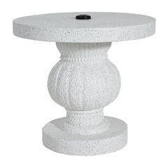 Berra MGO Outdoor Patio Side Table Umbrella Base with Sand-filling Design