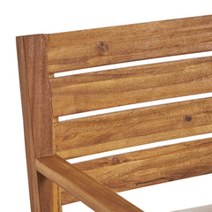 Outdoor Acacia Wood 7-Piece Dining Set with Cushions