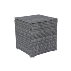 8 Piece Patio Sectional Wicker Rattan Outdoor Sofa Set with Storage Box