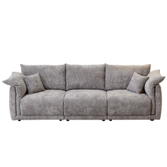 98.5' 3-Seater Sofa in Contemporary Grey