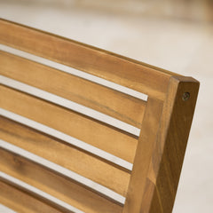 Hermosa 5-Piece Acacia Wood Outdoor Dining Set