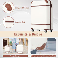 Hardshell Luggage Sets 4 Pieces 20" / 24" / 28" and Cosmetic Case