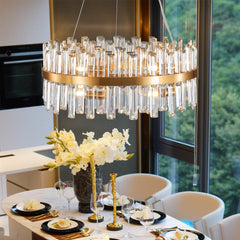 23.6 Inches Luxury Crystal Chandelier
