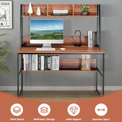 47-Inch Computer Desk Writing Study Table Workstation