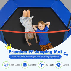 7 Feet Kids Recreational Bounce Jumper Trampoline-Blue