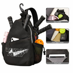Pickleball Sling Bag - Black