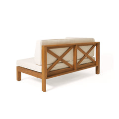Brava X-Back 4-Piece Sofa Set Beige