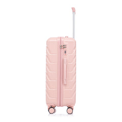 Set 3PCs 20'/24'/28' ABS Spinner Wheel Luggage - Pink