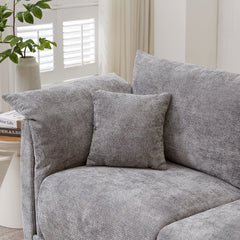 98.5' 3-Seater Sofa in Contemporary Grey