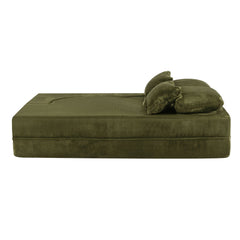 Queen Size Foldable Sofa Bed Chenille Futon Sofa Couch
