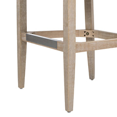 Newport 30.5' Coastal Curved Back Upholstered Barstool