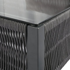 K&K 4-Piece Rope Patio Furniture Set