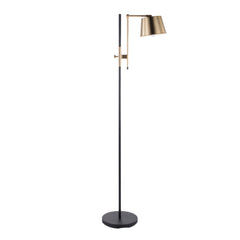 industrial floor lamp black brass Modern Wall Décor